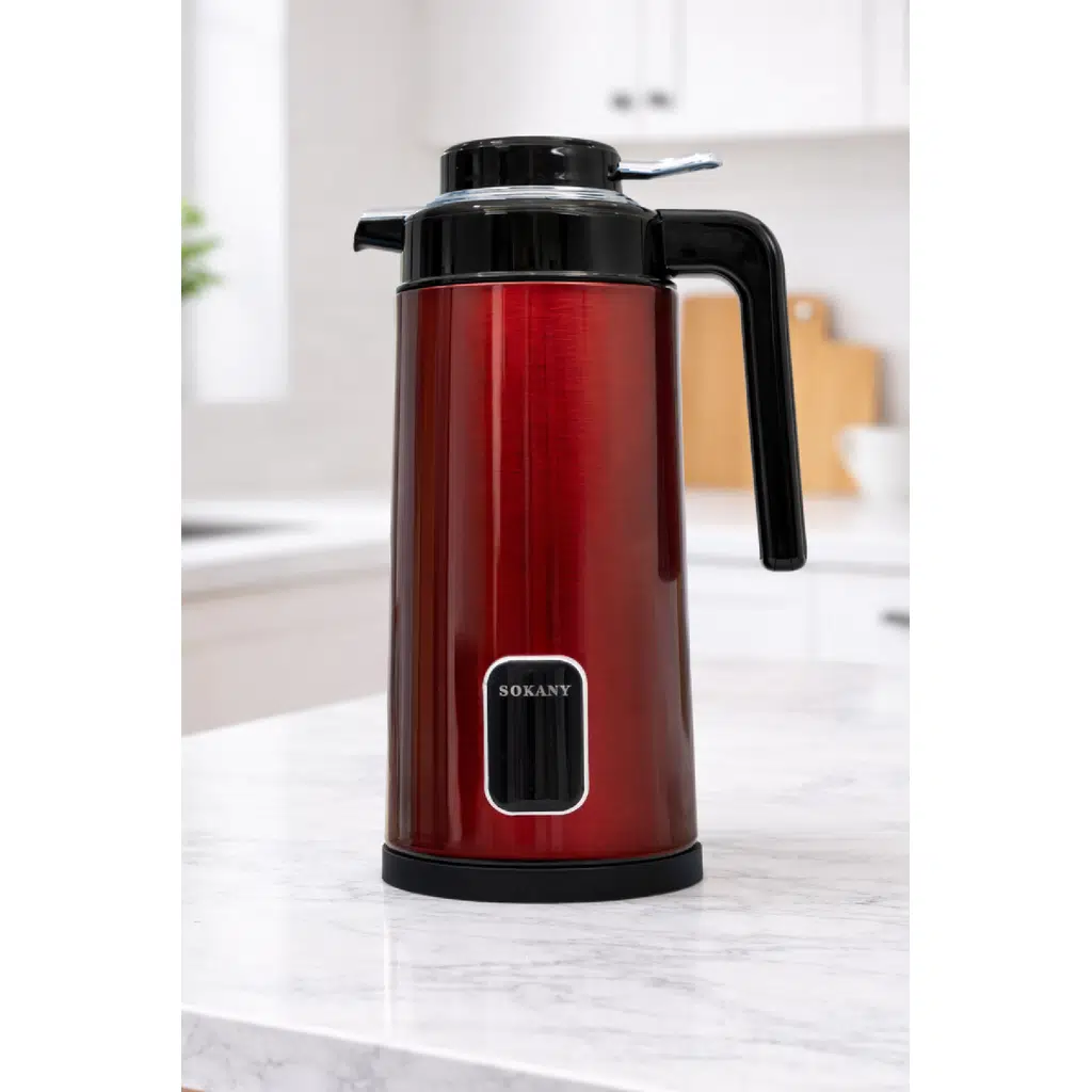Sokany 2.0L Geniş Kapasiteli Elektrikli Kettle SK-09042 Kırmızı