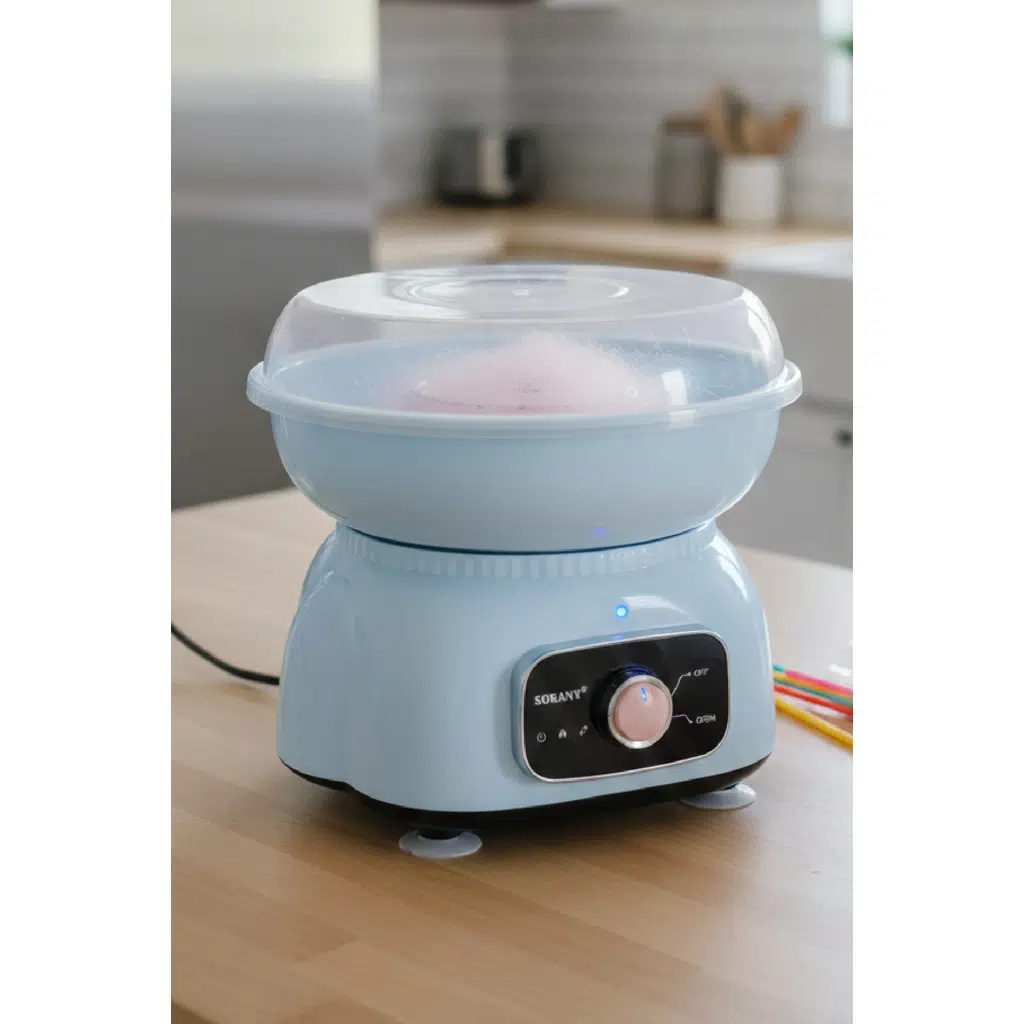 Sokany Ev Tipi Pamuk Şeker Makinesi (Mavi) SK-07072