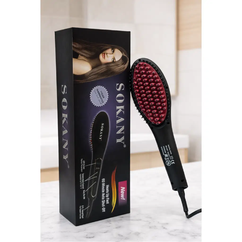Sokany Profesyonel Keratin Saç Düzleştirici Tarak Hızlı Isınan HS-053