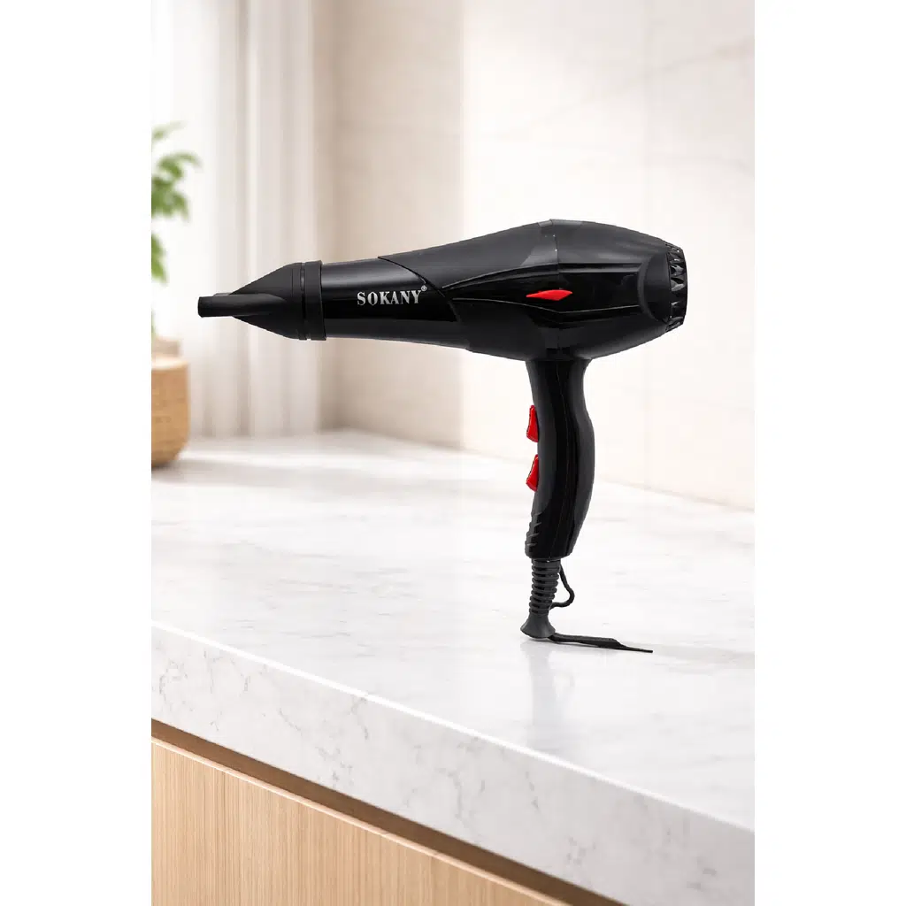 Sokany 2300W Saç Kurutma Makinesi 3 Hız 2 Isı Ayarlı Dar Başlıklı HS-3890