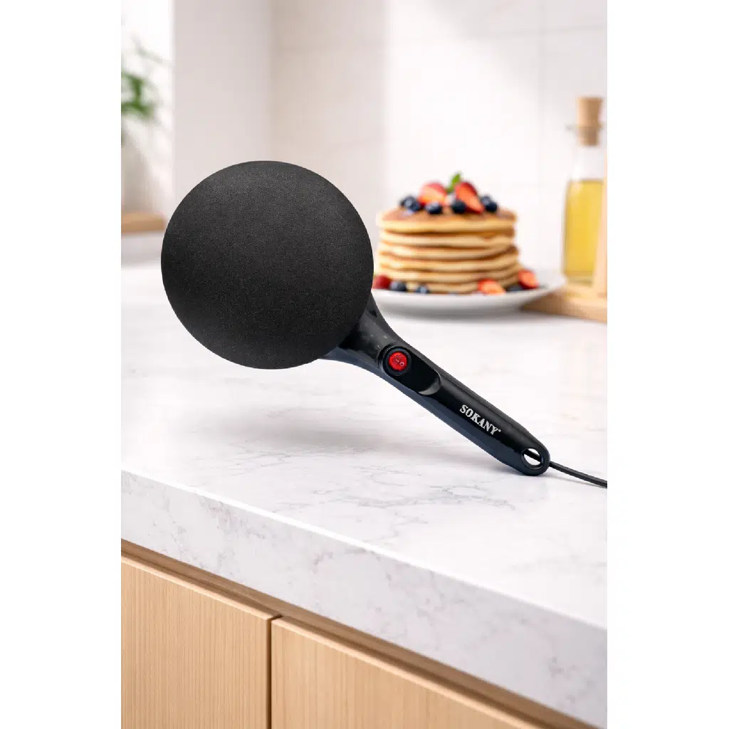 Sokany Krep ve Pankek Makinesi 20 cm Yapışmaz Plakalı 650W HY-901