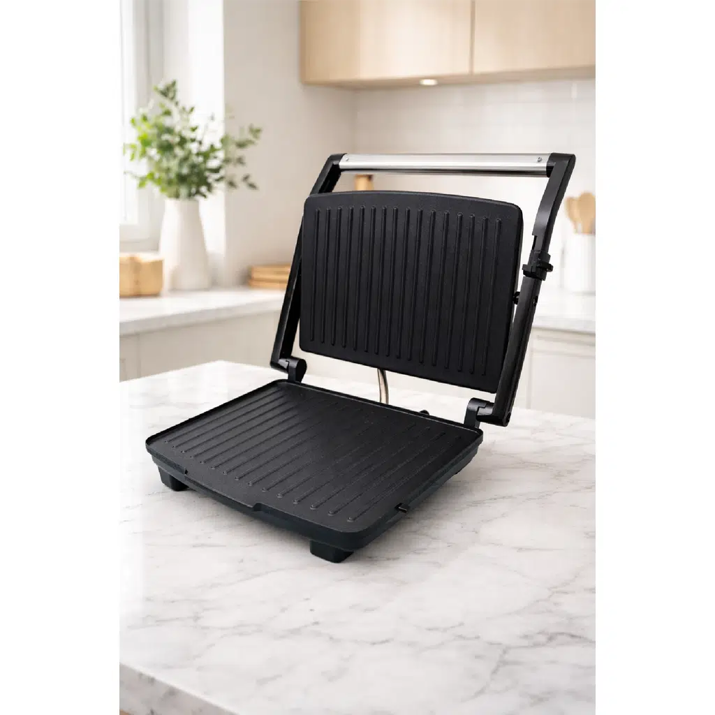 Sokany Profesyonel Elektrikli Izgara 2000W Yapışmaz Döküm Plaka Tost Grill KJ-202