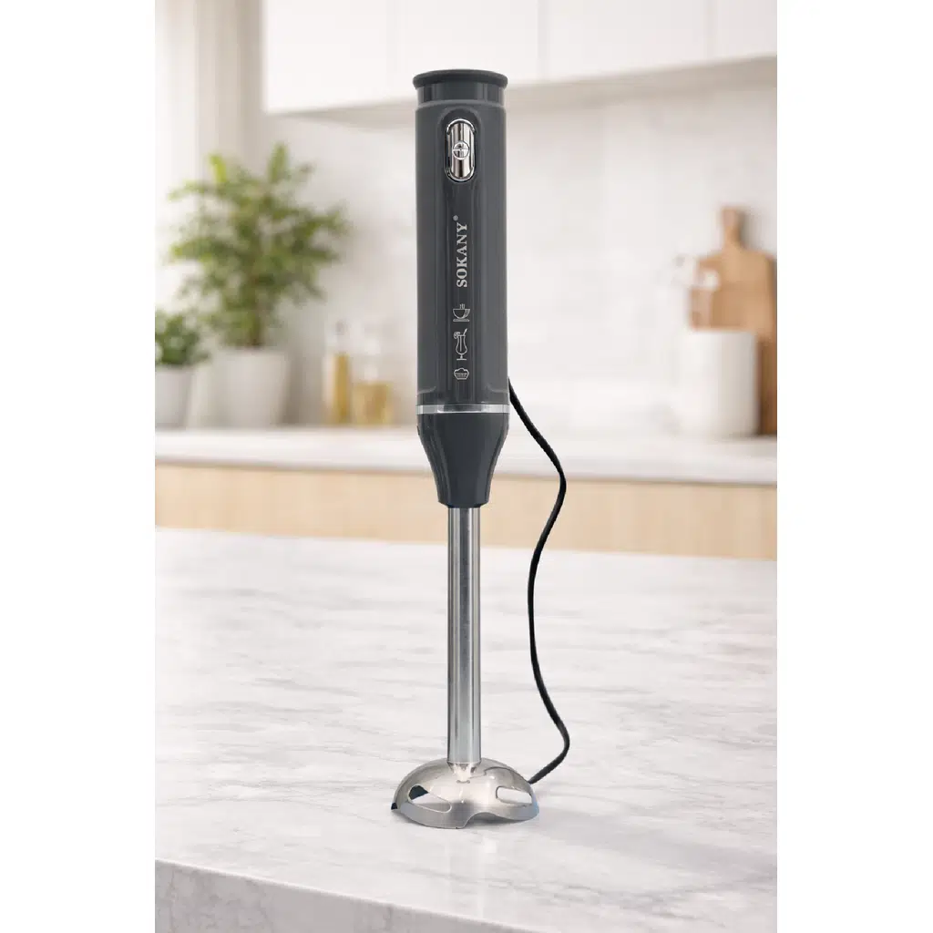 Sokany Power Bell Teknolojili Anti-Splash Paslanmaz Çelik El Blenderi 500W – SK-1714