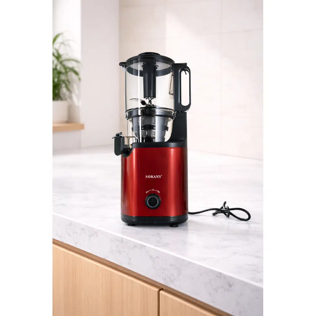 Sokany 140mm Geniş Ağız Profesyonel Katı Meyve Sıkacağı SK-01009