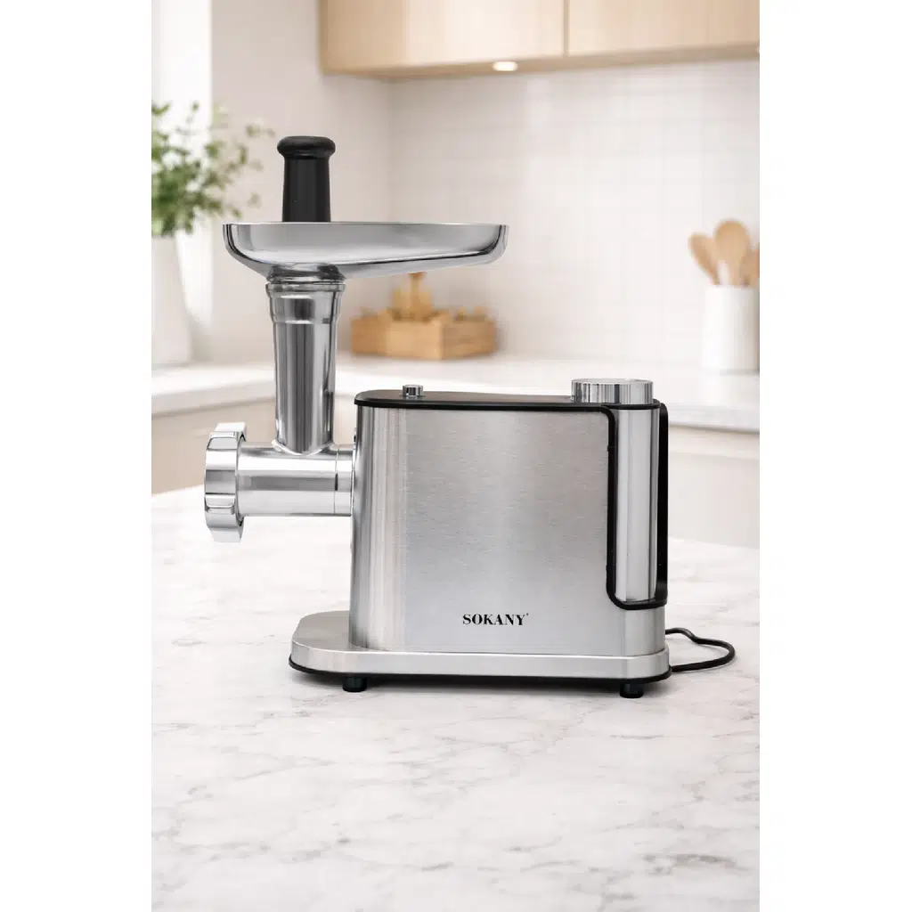 Sokany 3600W Ultra Güçlü Kıyma Makinesi LCD Ekranlı Reverse Özellikli SK-06030