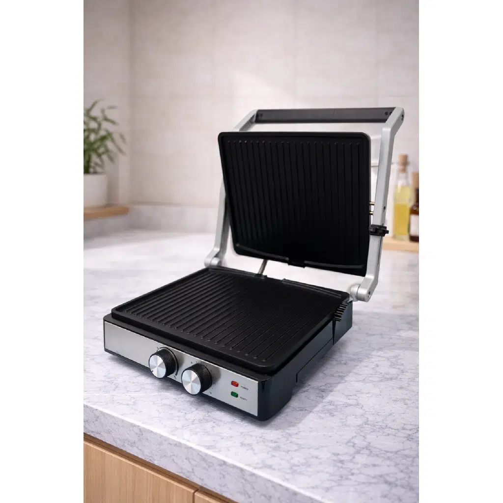 Sokany 2000W Tost Makinesi ve Elektrikli Izgara 180° Açılabilir SK-08050