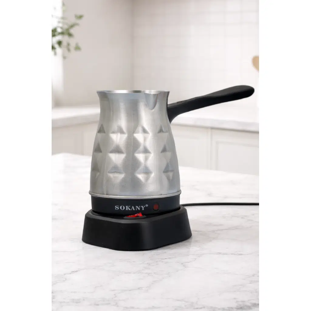 Sokany Elektrikli Türk Kahvesi Cezvesi 800W 5 Fincan Kapasiteli SK-213