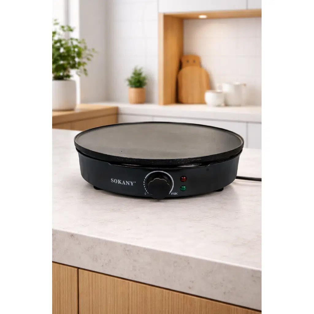 Sokany Taşınabilir Pankek Makinesi Non-Stick Plaka Hızlı Isınma SK-BBQ-842